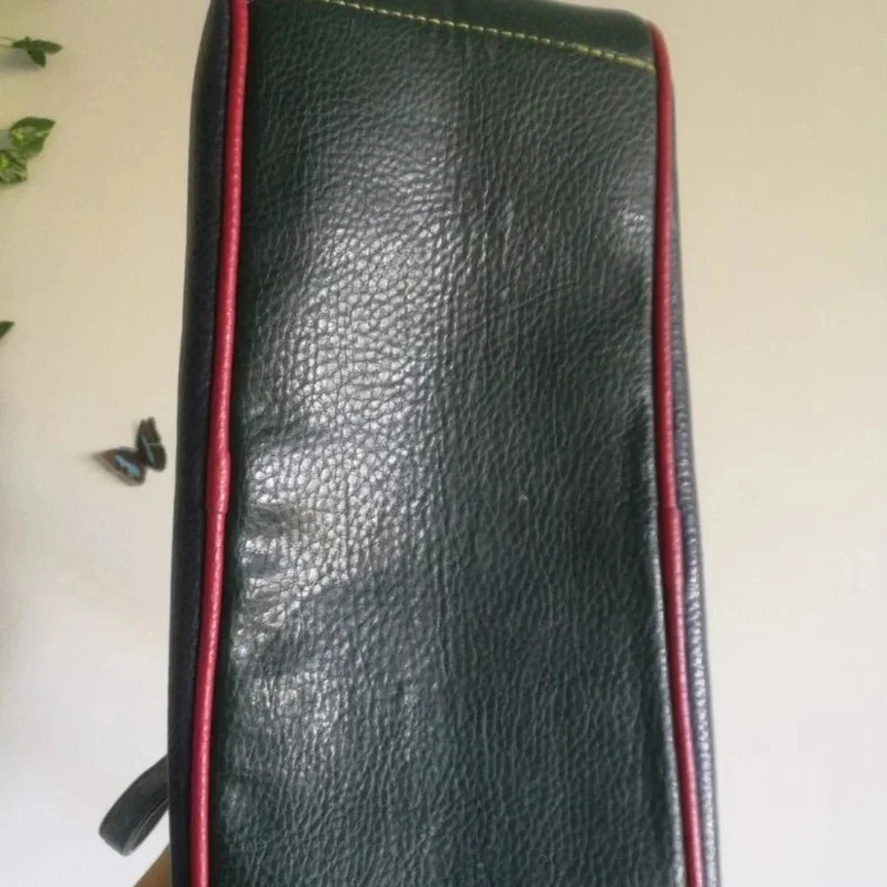 Alfred Sung Vintage Color Block Bowling Purse - Picture 5 of 5